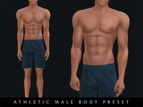 male body presets sims 4